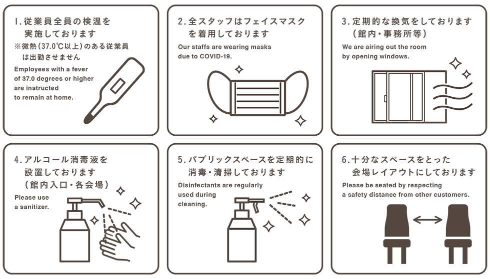 従業員への徹底