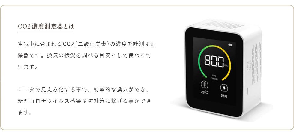 CO2濃度測定器