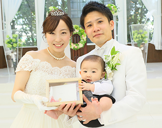 子供と一緒だからこそ叶えられた結婚式