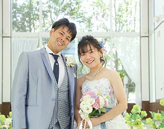 晴天の結婚式